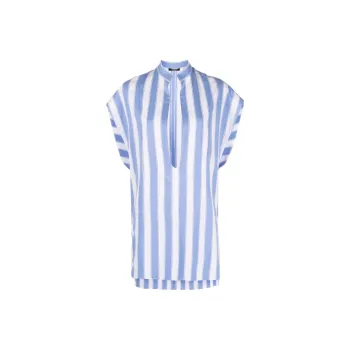 BALMAIN SS22 Shirt Women's Blue
