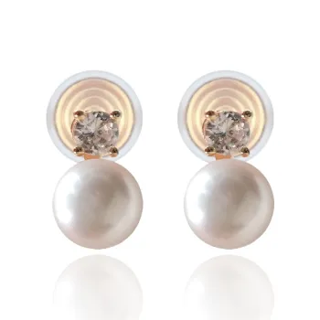 Taste The Color Pearl Clip On Earrings Women's