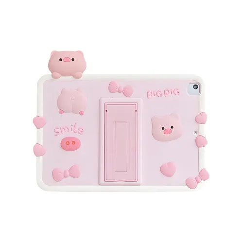 Sopi Pink Cartoon Heart Pig 1 Compatible With IPad Pro/Mini 6/iPad Air 7 Tablet Protective Cases