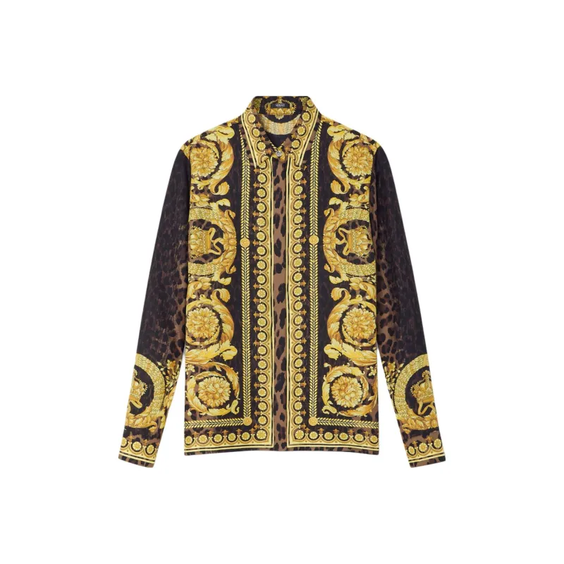 VERSACE Wild Barocco Long Sleeved Shirt-0