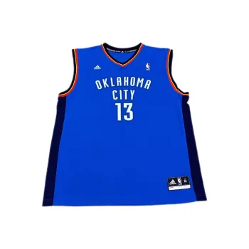 Adidas x NBA Oklahoma Thunder Harden Basketball Jersey Unisex Blue