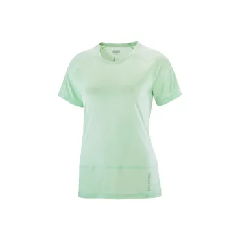 SALOMON Raglan Sleeve T Shirt Women's Water Soaked Foam