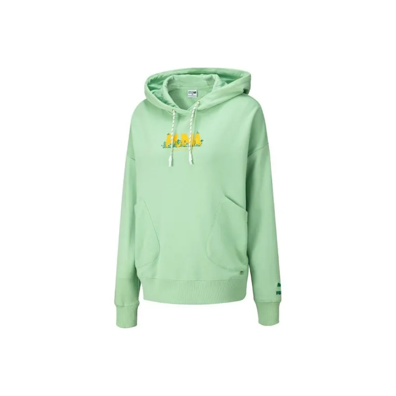 PUMA Sweatshirts Women's Mint Green-0