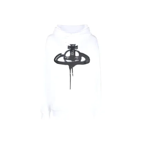 Vivienne Westwood Logo Printed Long Sleeved Hoodie