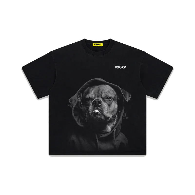 VXOXV T Shirts Unisex Black-0