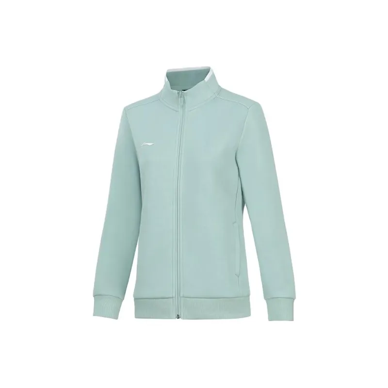 LINING Fitness Series Sweatshirts Women's Stone Cyan Gray-0