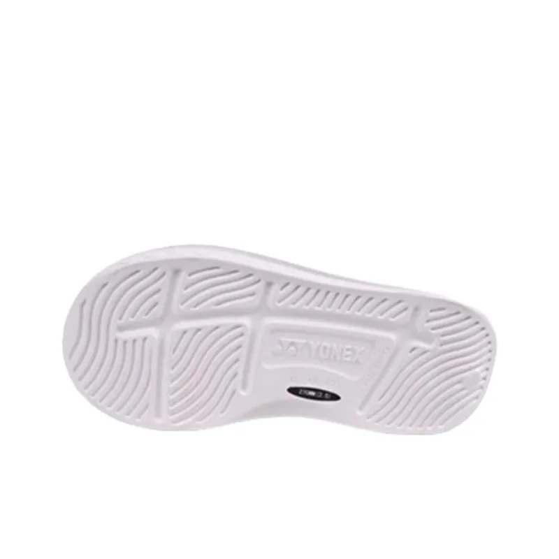 YONEX Power Cushion Slip Resistant Abrasion Resistant Slide Slippers Unisex White-4
