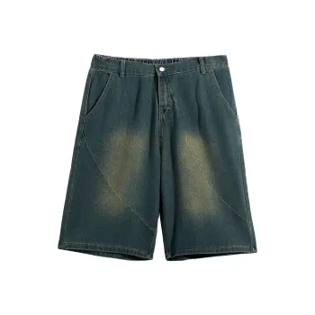 ZMOH Denim Shorts Unisex Couple's Blue