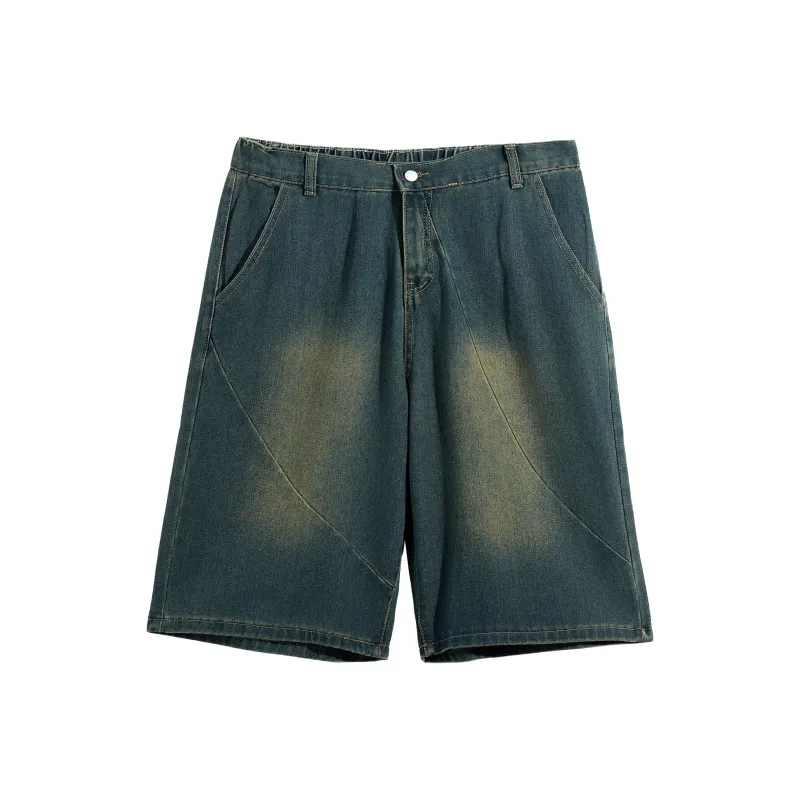ZMOH Denim Shorts Unisex Couple's Blue-0