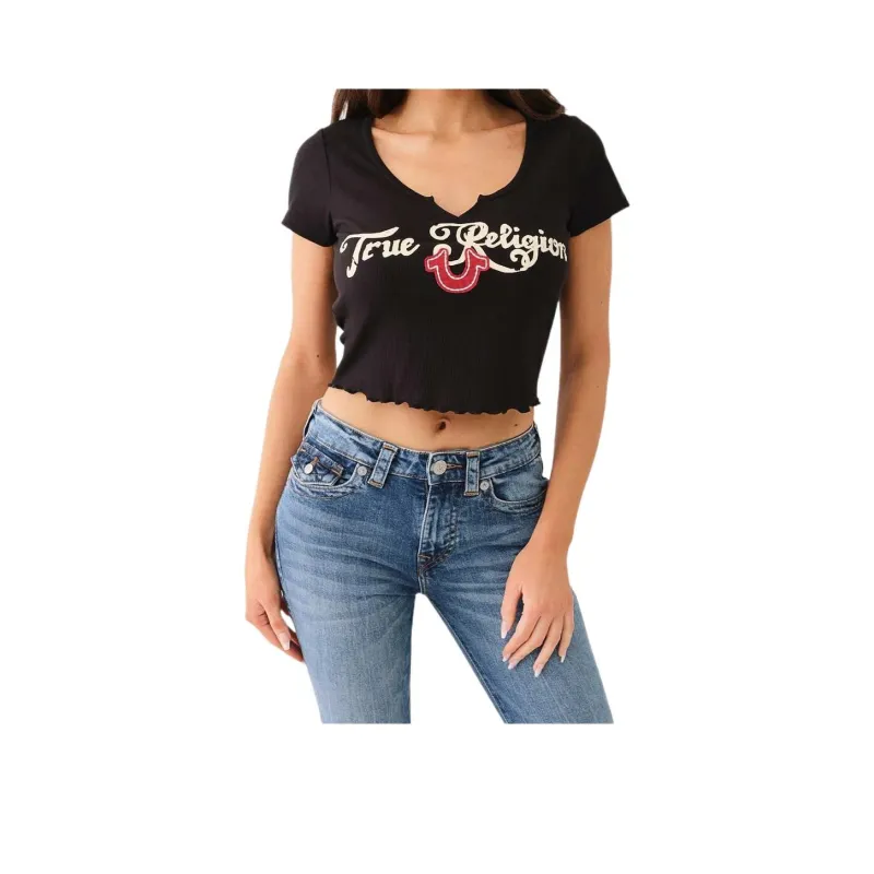 TRUE RELIGION T Shirt Women's Black-0