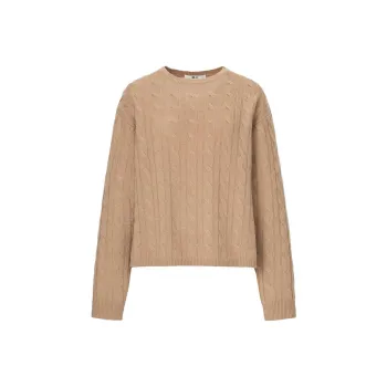UNIQLO X Clare Waight Keller Co branded Collection Cashmere Sweaters Women's Dark Beige