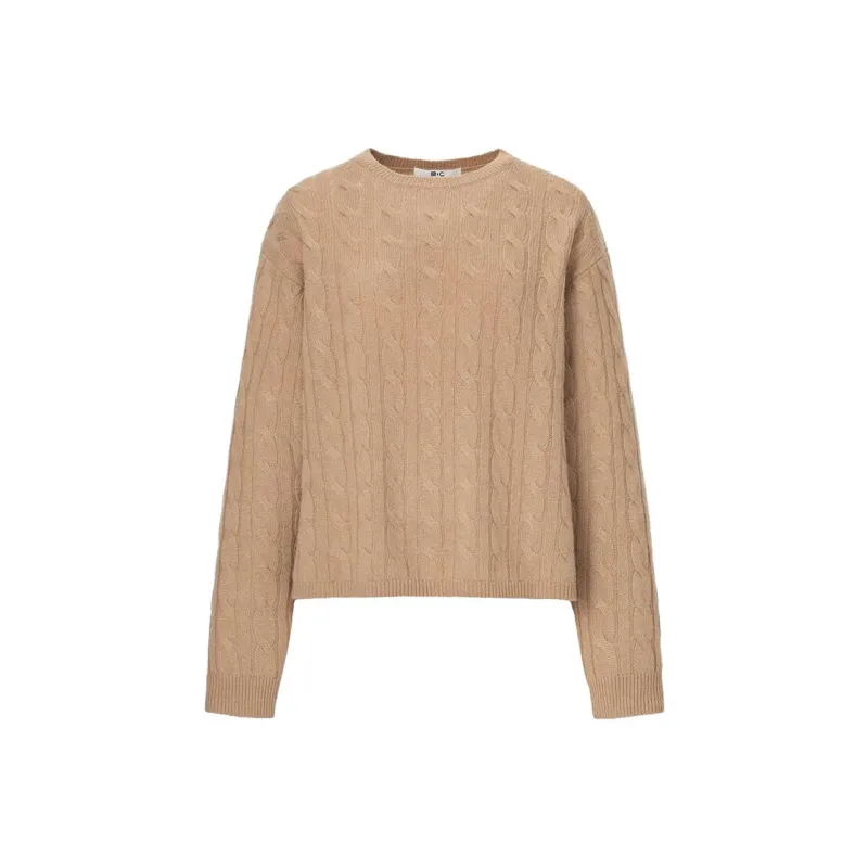 UNIQLO X Clare Waight Keller Co branded Collection Cashmere Sweaters Women's Dark Beige-0