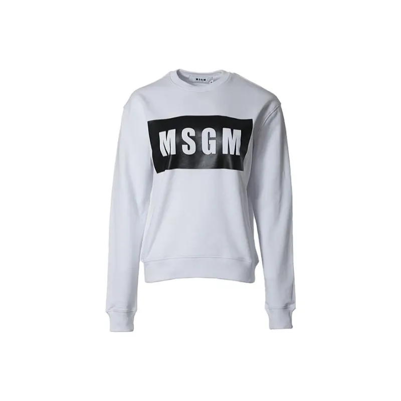 MSGM Sweatshirts Women's White-0