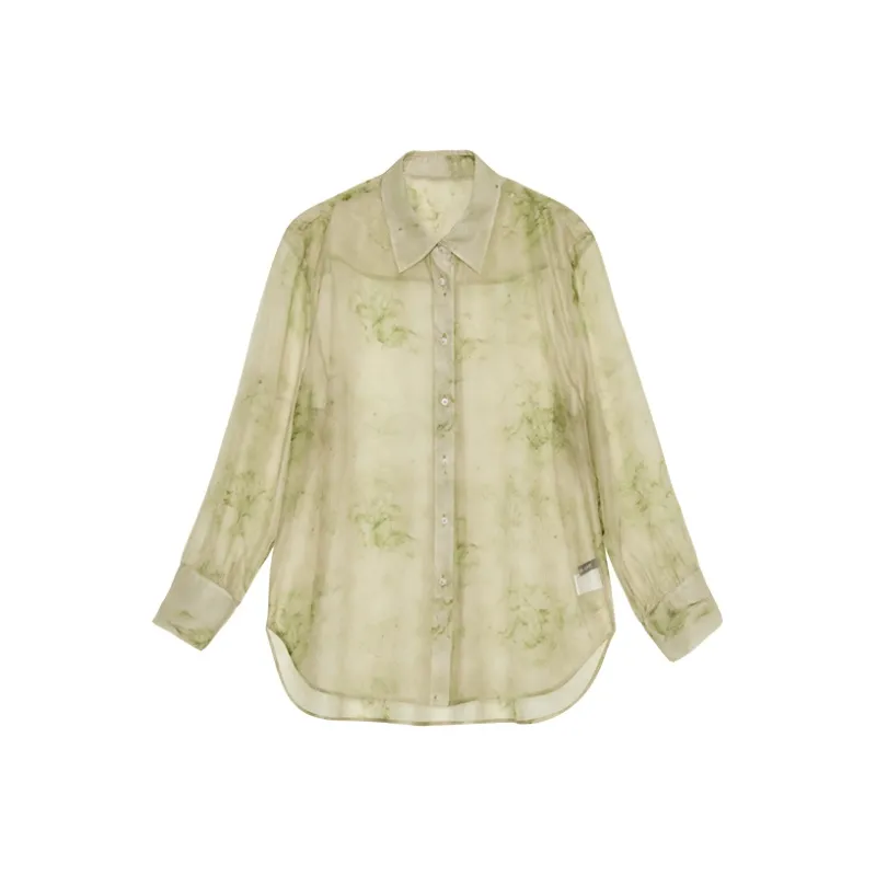 THE SEA LIFE Shirt Women's Moss Green-0