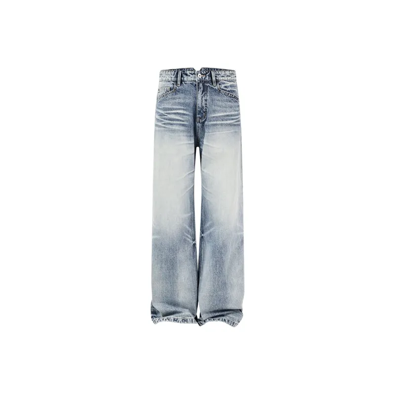 KREATE Jeans Unisex Washed Blue-0