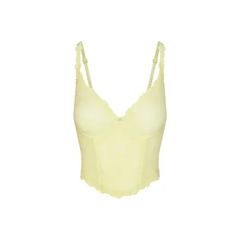 SKIMS STRETCH LACE CORSET Camisole Women's Lemonade