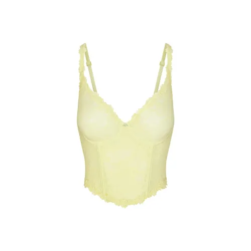 SKIMS STRETCH LACE CORSET Camisole Women's Lemonade