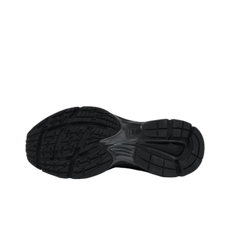 FILA Cushioning Rebound Low Top Running Shoes Unisex Black-3