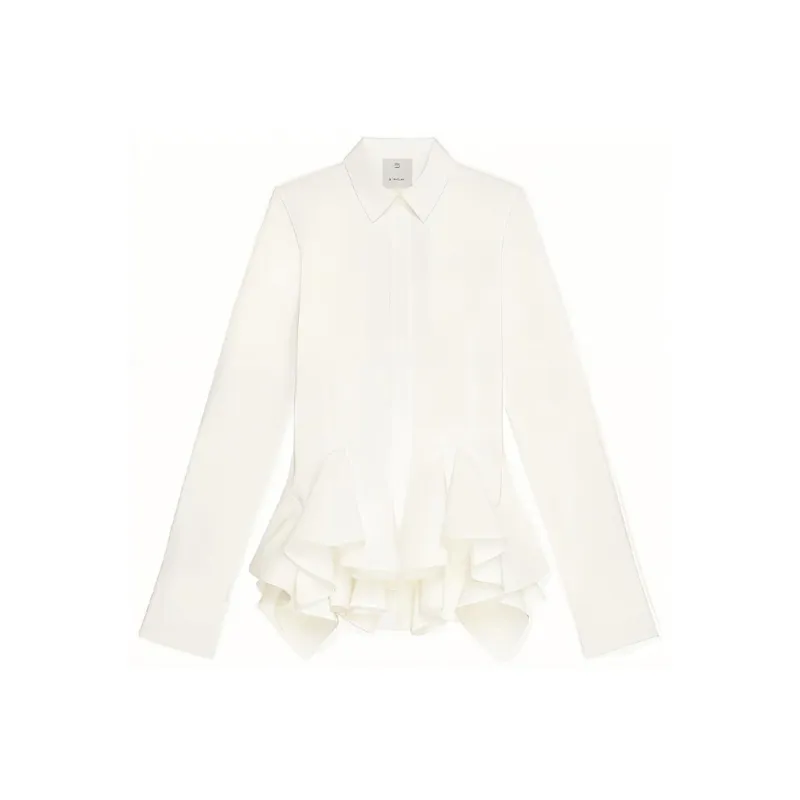 Givenchy Flounces Poplin Shirt-0