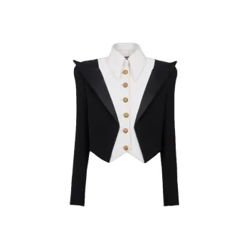 BALMAIN 6 Button Spencer Cropped Jacket