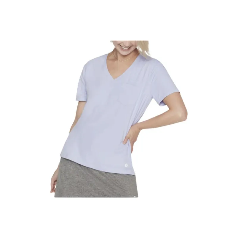Skechers Serene Regular T-Shirt Women's Purple Thyme-0