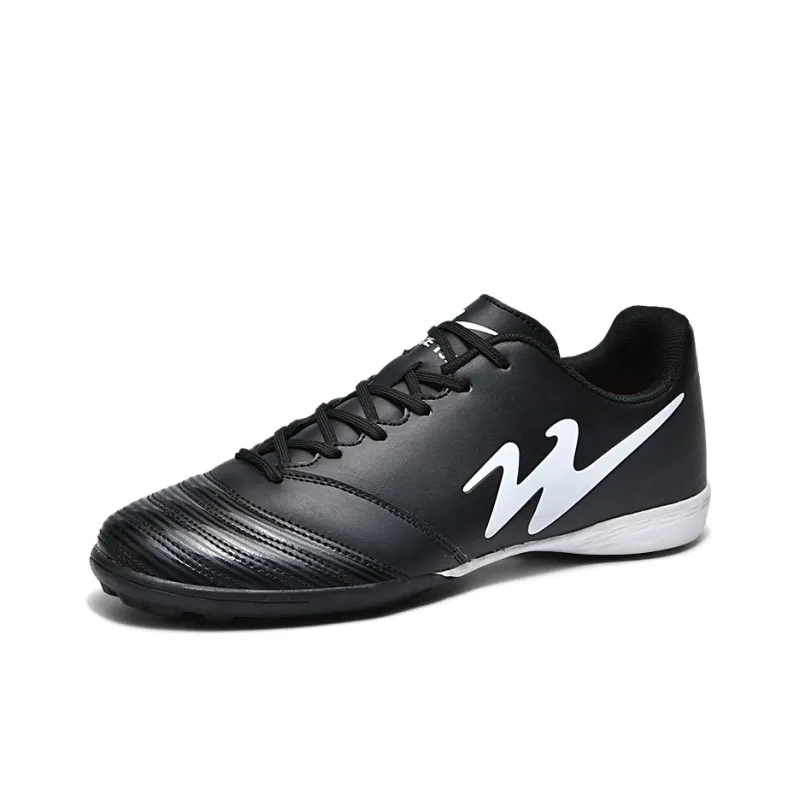 Binary TF Turf Cushioning Abrasion Resistant Lightweight Soccer Shoes Unisex Black-1
