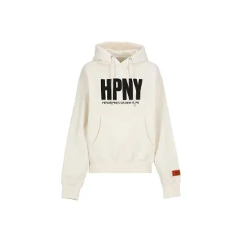 HERON PRESTON Logo print Cotton Hoodie