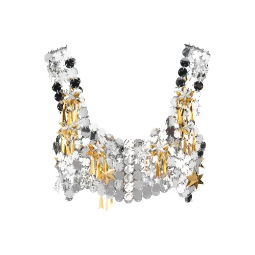 Paco Rabanne Star-embellished Chainmail Minidress