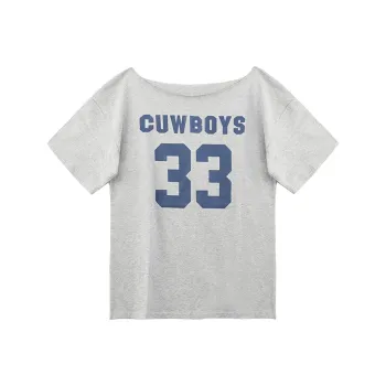 SUNSUNTOWN T-Shirts Women's Gray
