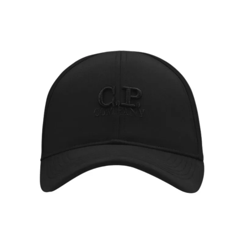C.P.Company Polyester Baseball Caps Men's Black-1