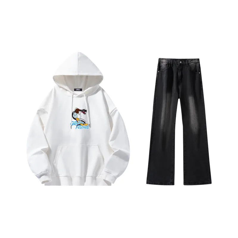 GF x WULIAOYUAN LIANMINGKUAN Sweatshirt Set Unisex-19