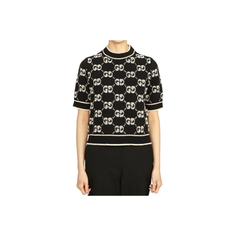GUCCI GG jacquard Wool Jumper-0