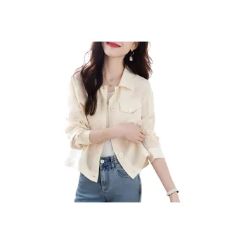 Mo Han Yi Mei Shirt Women's Beige