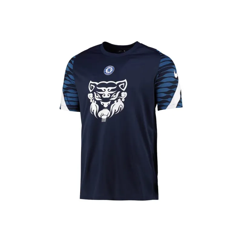 Nike Chelsea Soccer Jerseys Men's Marine Blue-0