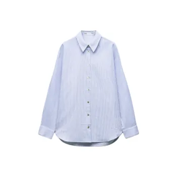 ZARA Shirts Women's Blue/White