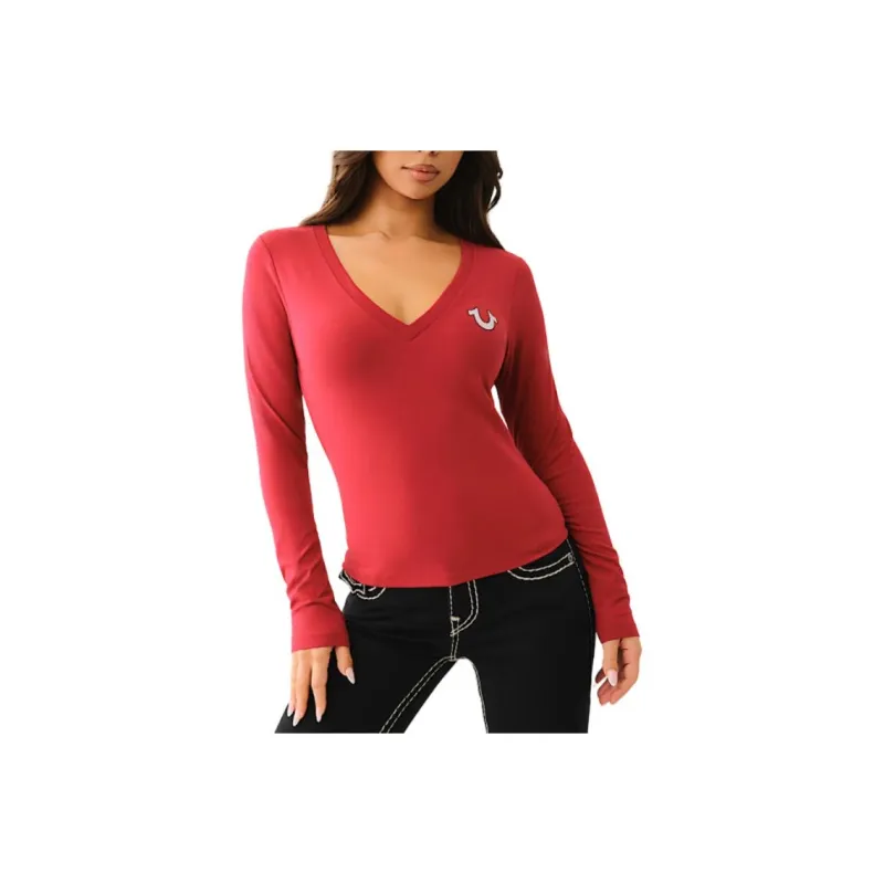 TRUE RELIGION T Shirt Women's Red-0