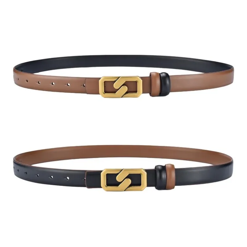 TUCANO Cow Split Leather Belts Women's 2.3cm-6