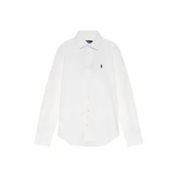 Polo Ralph Lauren Logo Embroidered Curved Hem Shirt