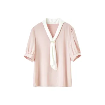 FANQIN T-Shirts Women's Light Pink