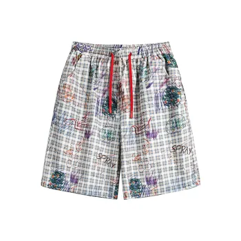 VERAF CA Casual Shorts Unisex Graffiti Color