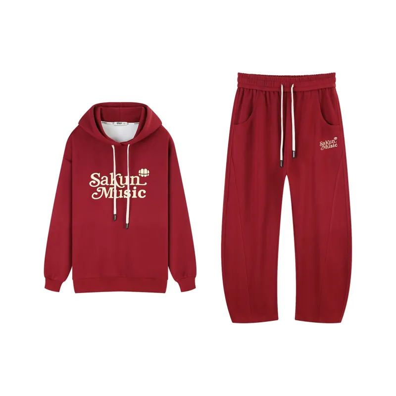 SAKUN Sweatshirt Sets Unisex-9