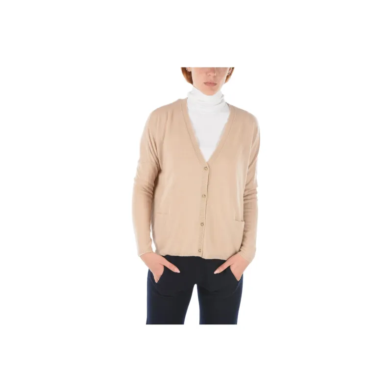 WOOLRICH Cashmere Sweater Women's Beige Yellow-0