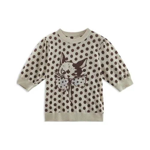 Insect Knitwear Women's Vanilla Polka Dot