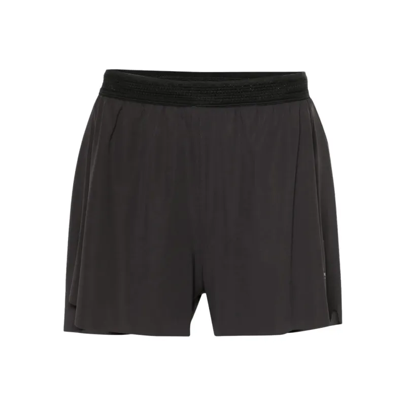 ROA Side slit Logo print Running Shorts-0