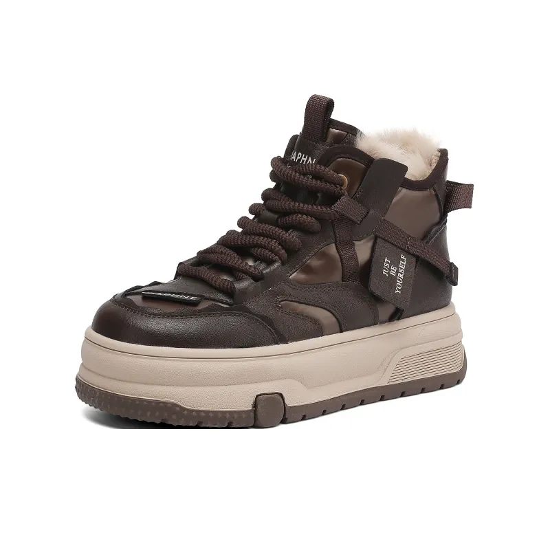 DAPHNE Thermal High Top Casual Shoes Women's-4