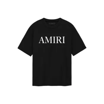 AMIRI Logo Printed Crewneck T Shirt