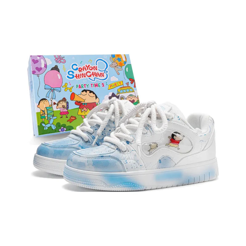 Crayon Shinchan Skateboard Shoes Unisex-7