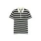 Carbon Black Ecru Stripes