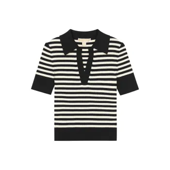 MICHAEL KORS SS23 Polo Shirt Women's Black