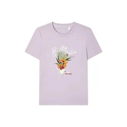 FILA x LUSUO T-Shirt Women's Bell Purple